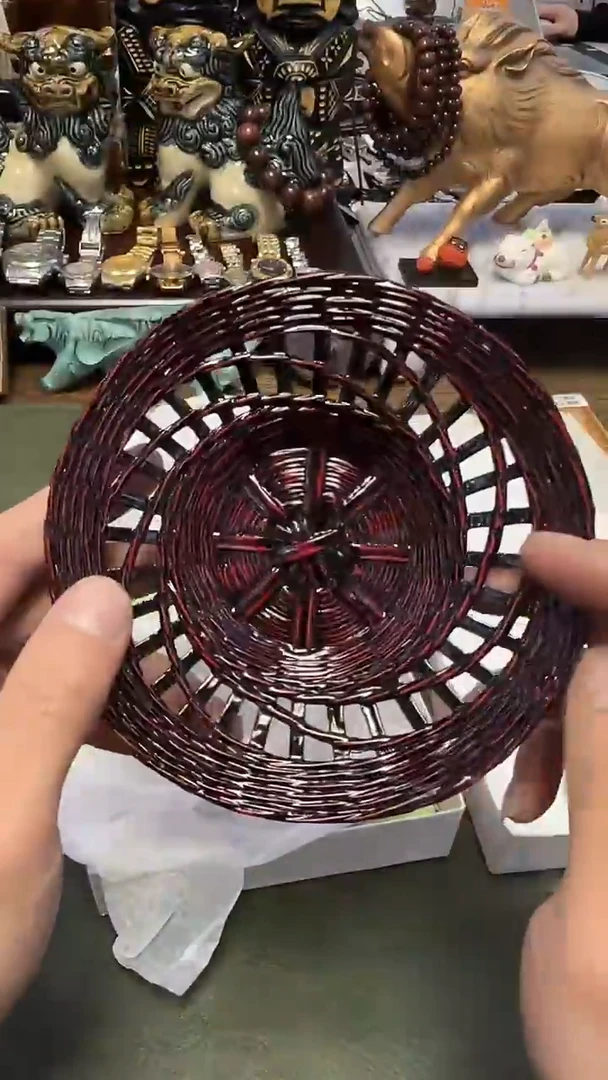 274···蓝胎漆器5片