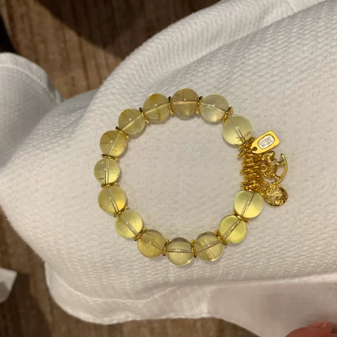 金满满黄水晶女款氛围感手串多样性发其一
