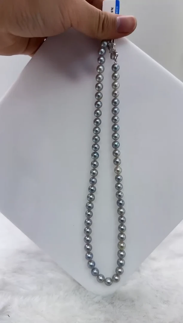 【闪购商品】海水珍珠DA未镶嵌t950 灰珠串7