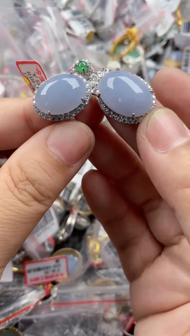 银S925镶嵌戒指翡翠333333   2