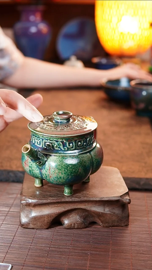* 钧瓷美器  陶源清舍 *  四隅