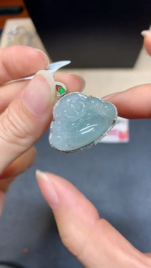 【闪购商品】翡翠颈饰18K金镶嵌【无鉴赏期多样性发其一