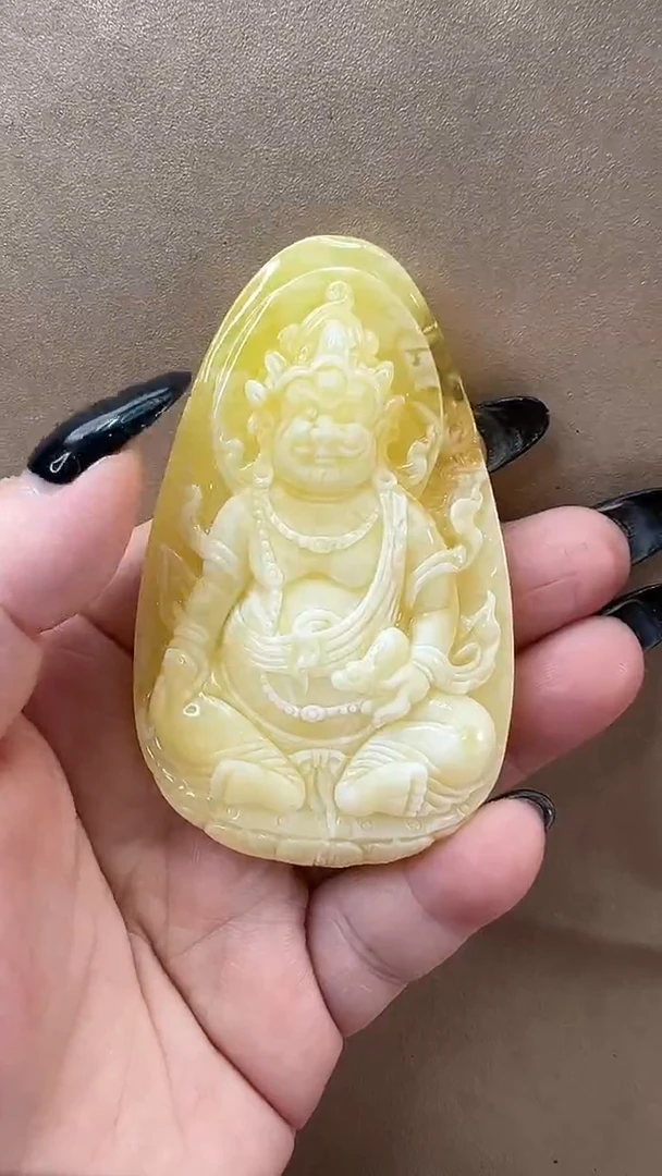 琥珀颈饰未镶嵌吊坠