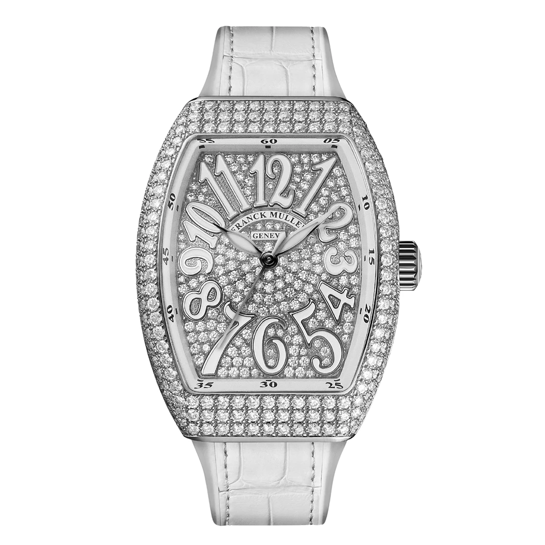 99新 Franck Muller/法兰克穆勒 V32后钻满钻腕表/WHP035246