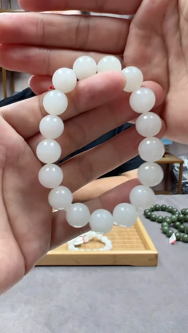 手链未镶嵌和田玉12且末天泰发国检