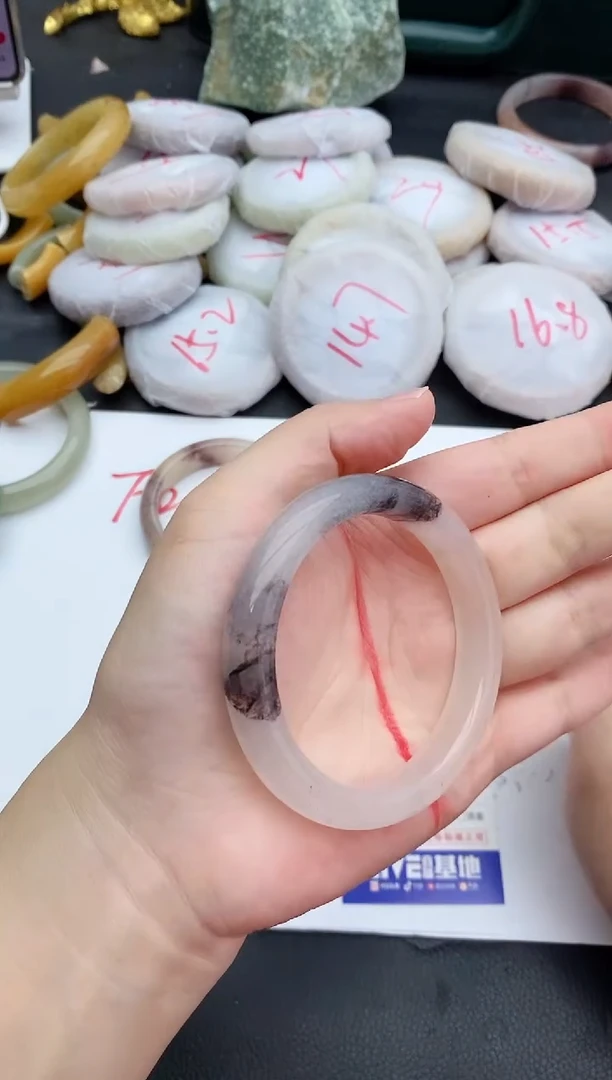 未镶嵌手镯石英质玉286+53/54