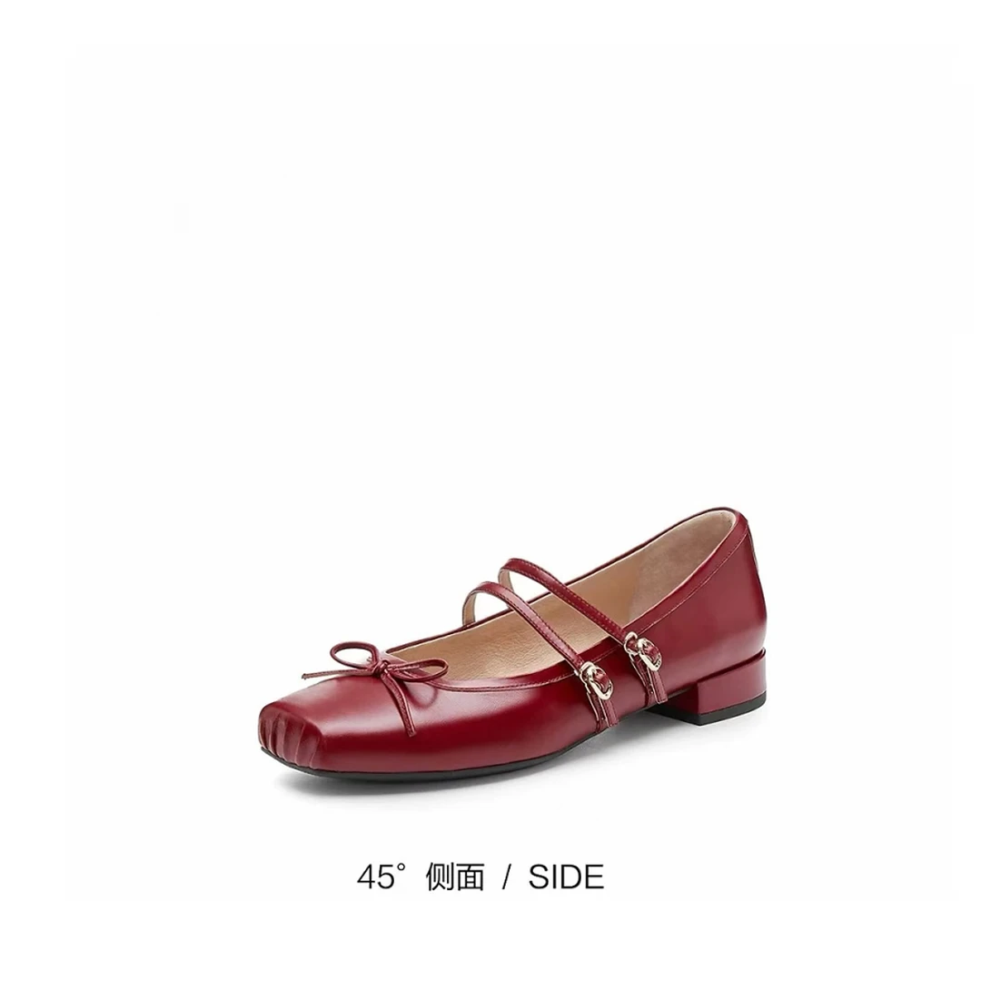 2025春季新款春日舞曲玛丽珍鞋平底鞋浅口单鞋女鞋EA603
