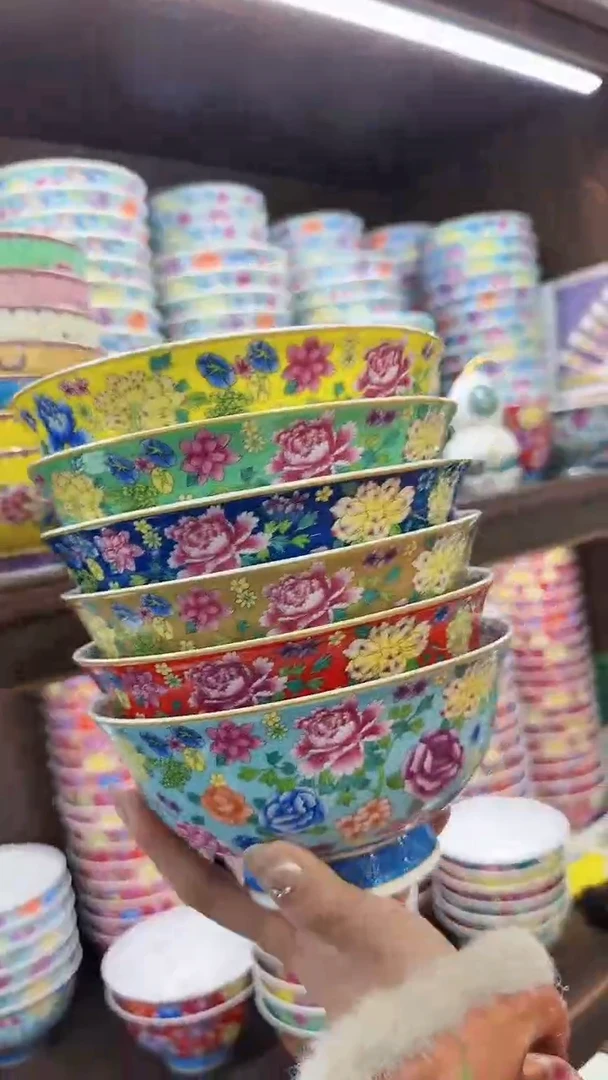 【闪购商品】瓷片6英寸面碗6个景德镇陶瓷