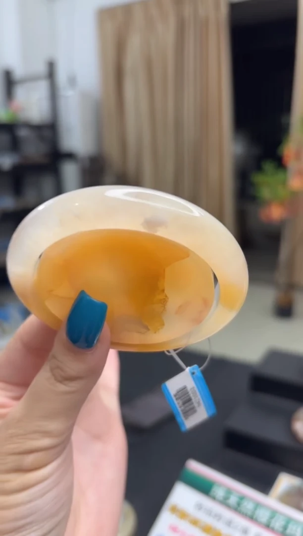 未镶嵌手镯石英质玉41(58圈赠送镯心)