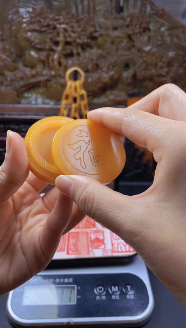 【闪购商品】寿山石印石田黄印泥盒