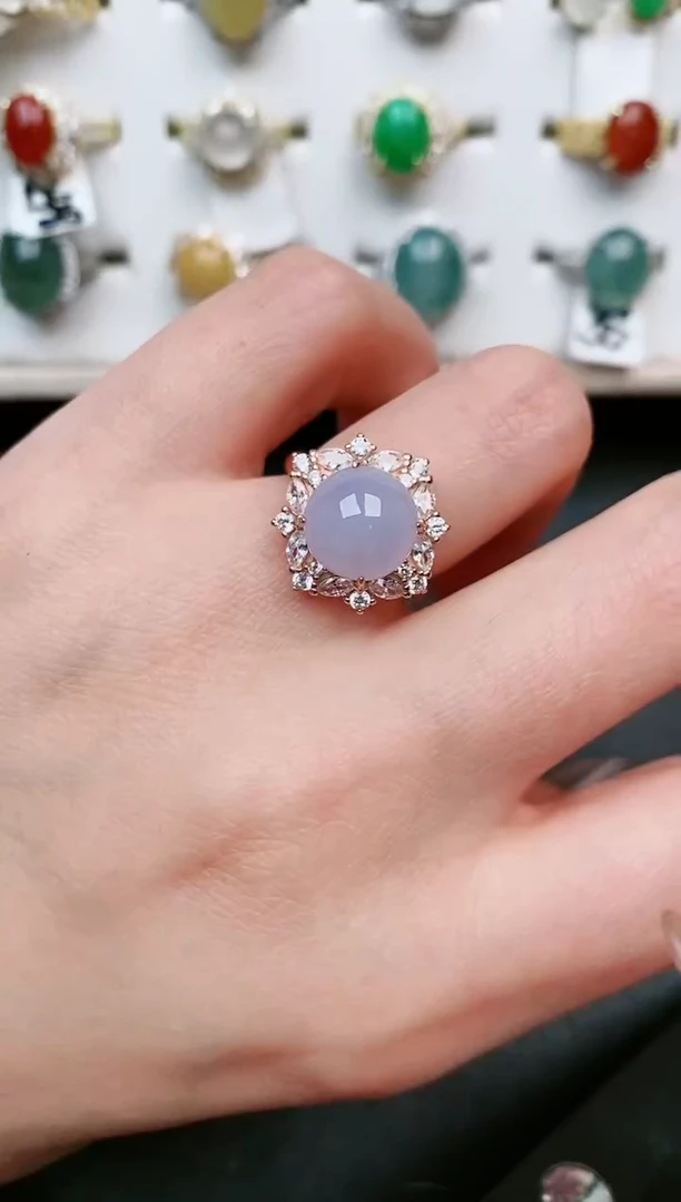 【闪购商品】翡翠戒指银S925镶嵌......