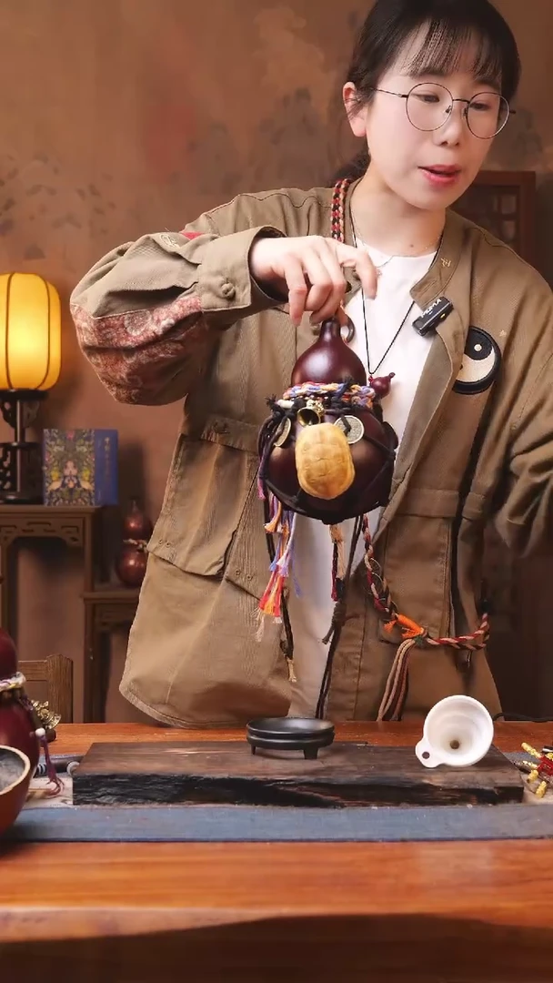 【闪购商品】145号精品大漆葫芦防腐防渗装水茶酒