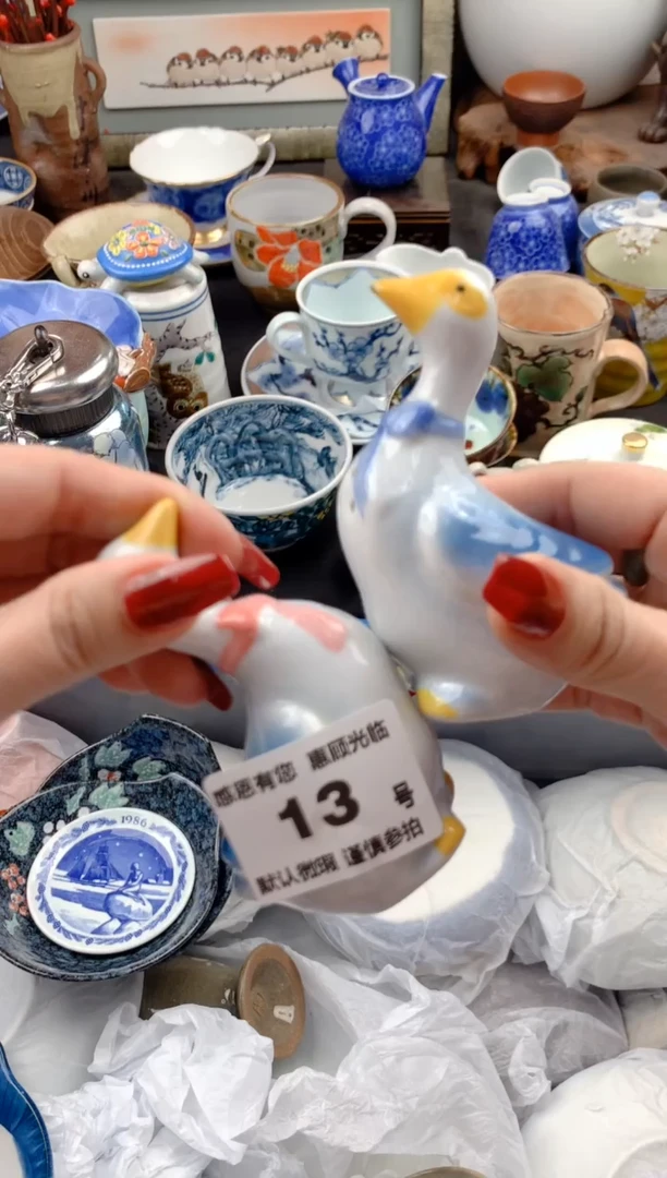 【闪购商品】瓷片13号九姑娘工艺品瓷器