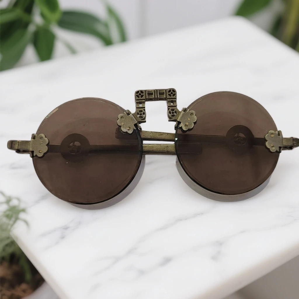 五凤楼梁子天然石头眼镜适合瘦脸型