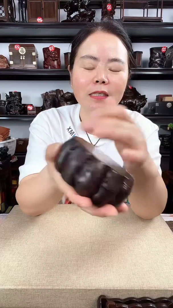 木竹节圆老李红木工艺品