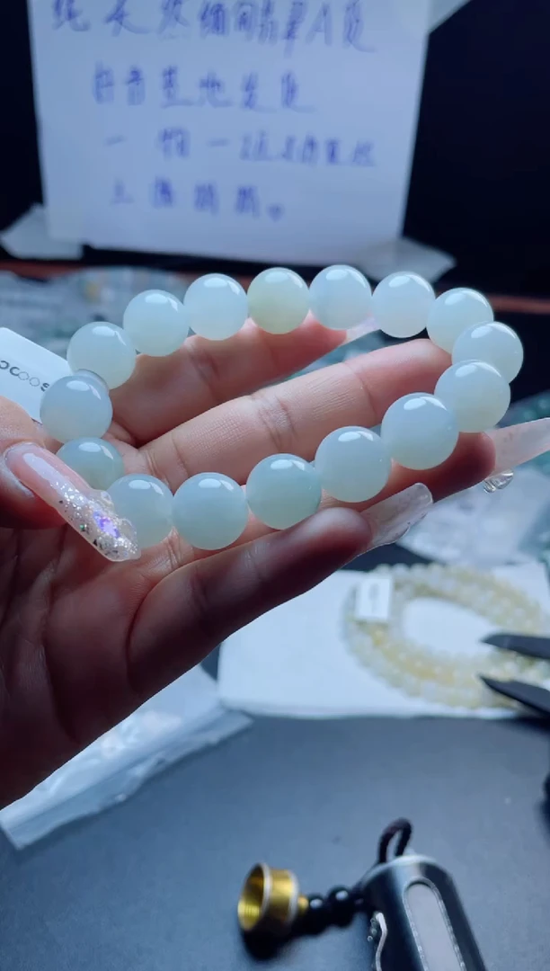 未镶嵌定制翡翠珠串