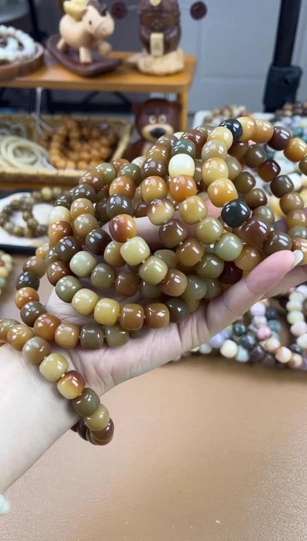 吊坠菩提根/象牙果【18手围】炭烤柠檬10.5*11.5mm