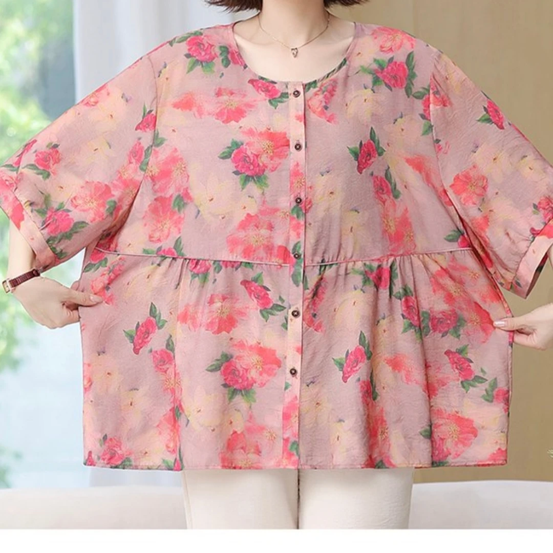 大码衬衫-真开衫妈妈装