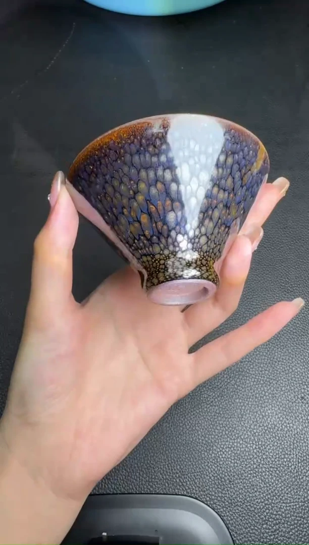 茶盏何定欣薄胎鹧鸪斑66