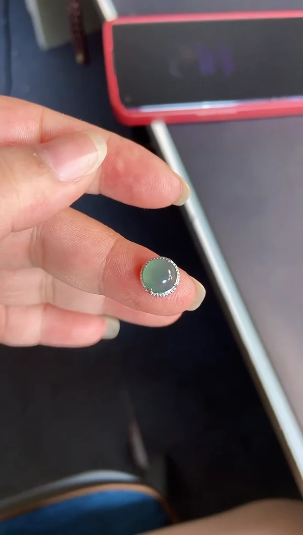 吊坠(不含链)银S925镶嵌翡翠1