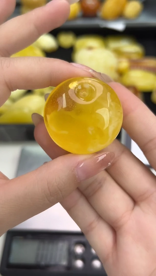 裸石琥珀未镶嵌琥珀蜜蜡吊坠