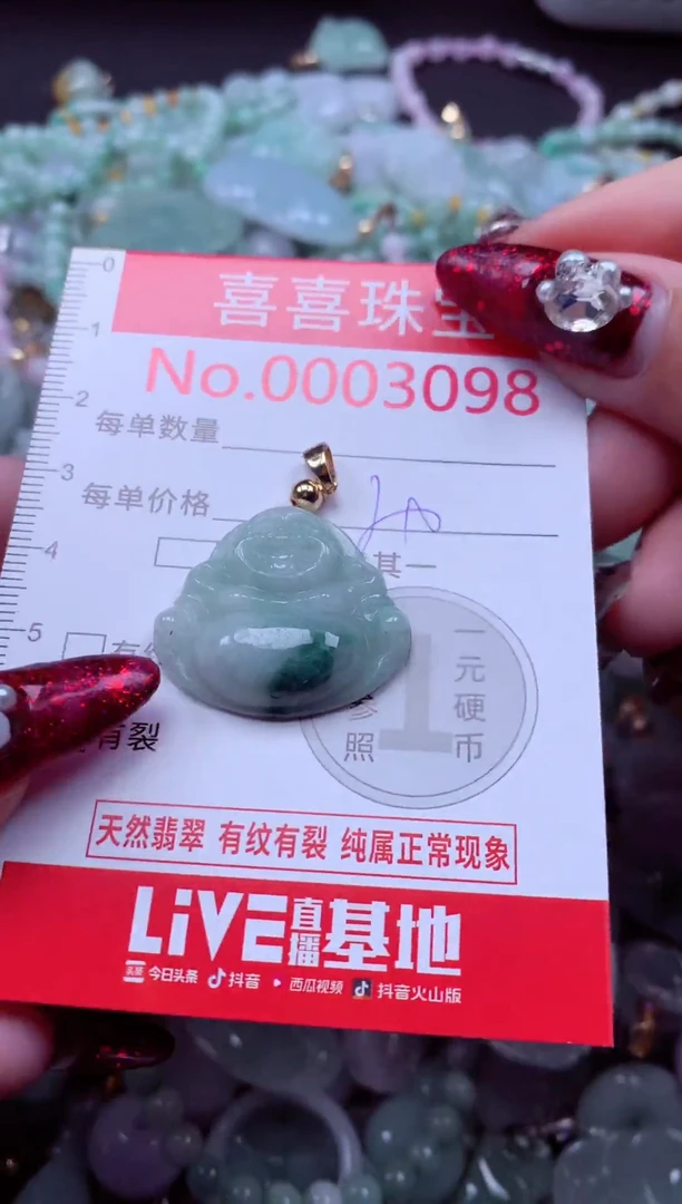 颈饰未镶嵌翡翠3098