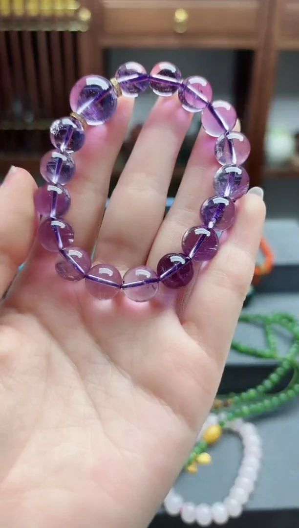 【闪购商品】水晶手串未镶嵌紫水晶手串 TF