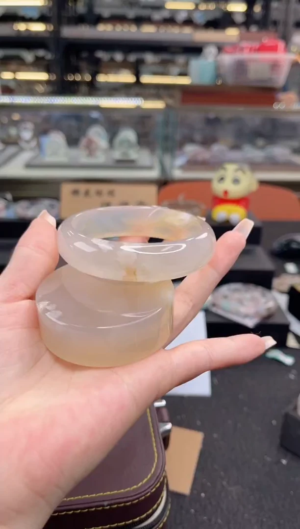 石英质玉手镯未镶嵌60圈口 （赠品镯心）3521002