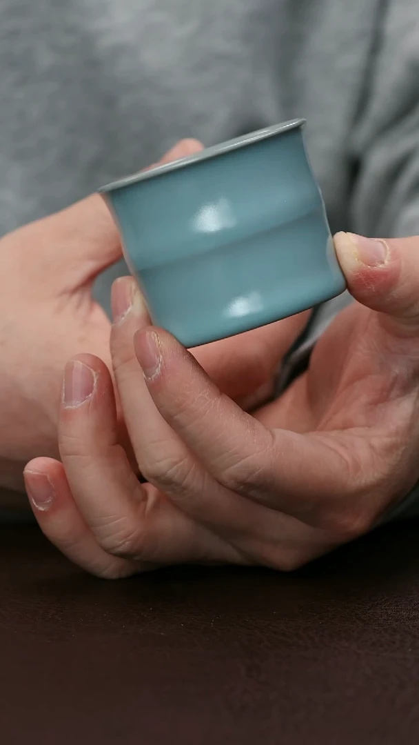 【闪购商品】其他汝官窑小竹节杯86