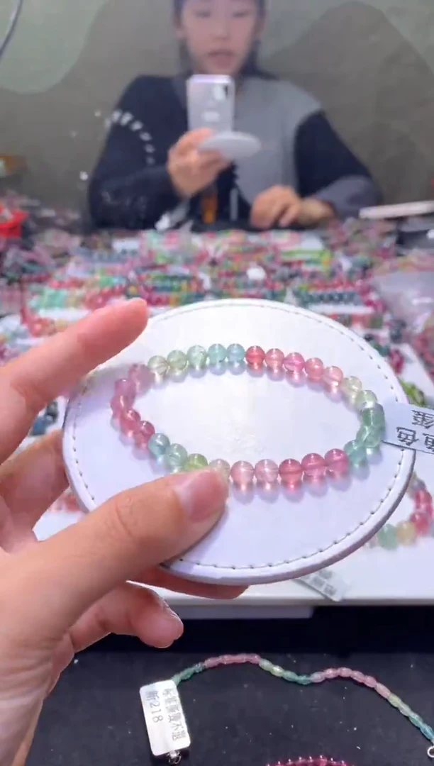 未镶嵌手串碧玺A111【天然碧玺】