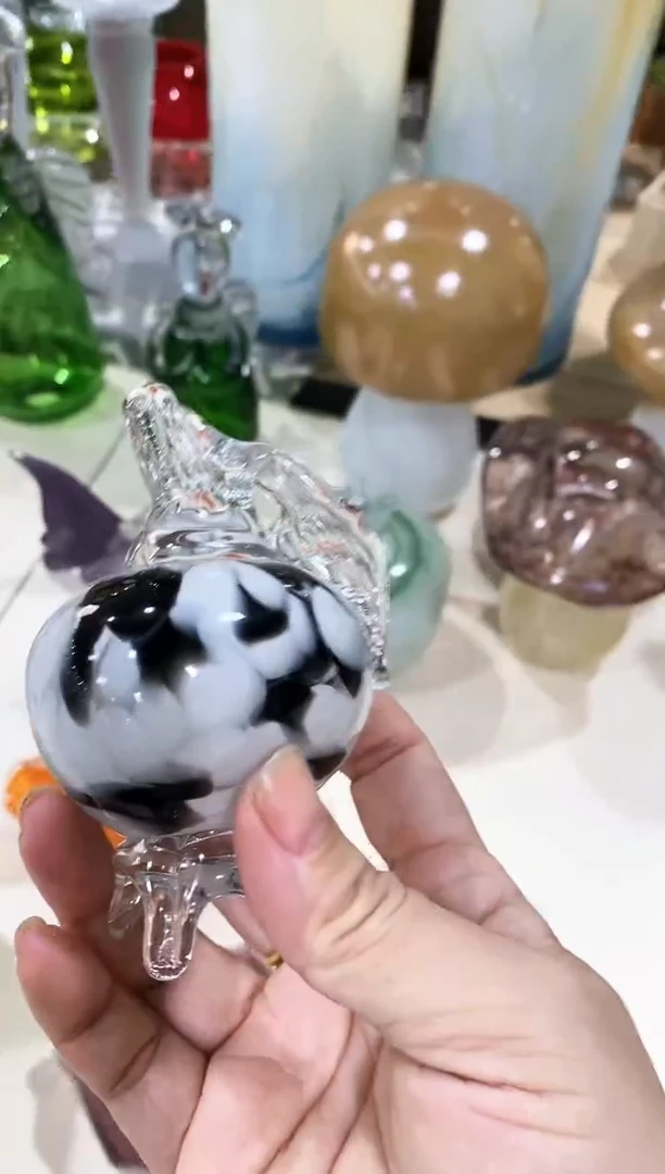 慕忆家手作琉璃花瓶微瑕