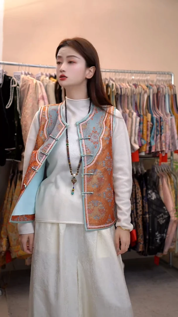 清仓孤品不退不换君子纤新中式女装