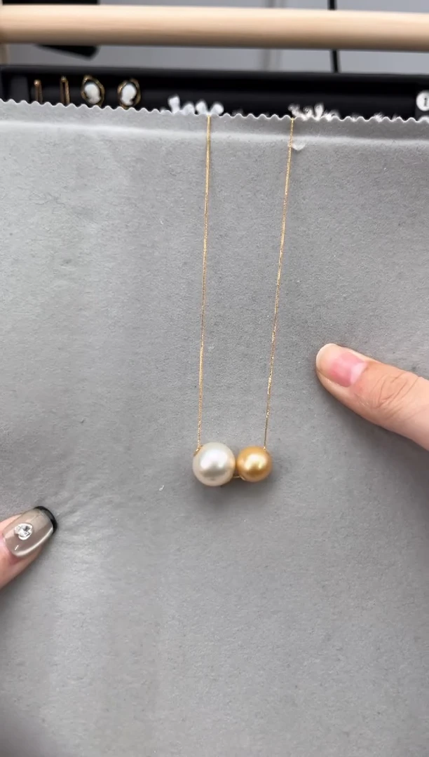 【闪购商品】海水珍珠颈饰18K金镶嵌18K澳白项链