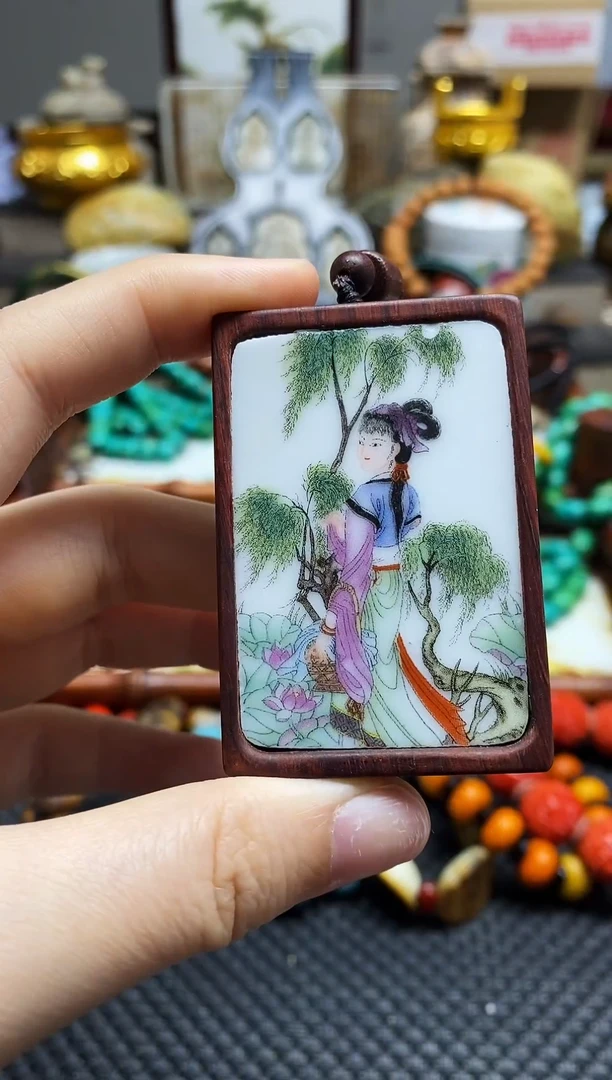 瓷片瓷片 瓷器 摆件 1个