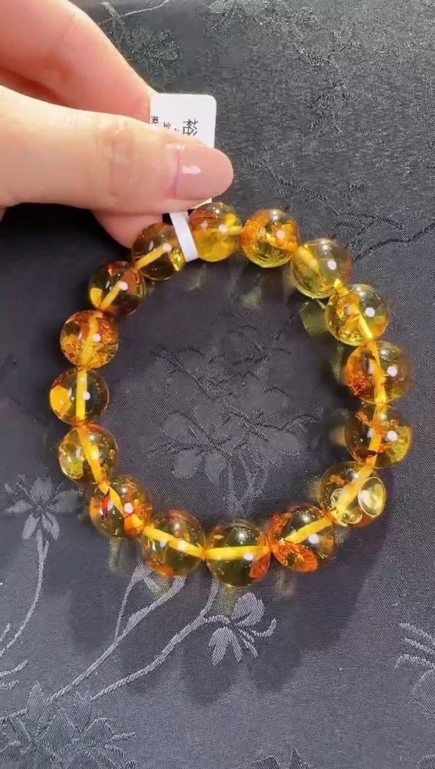 手串琥珀未镶嵌珠宝原创13mm