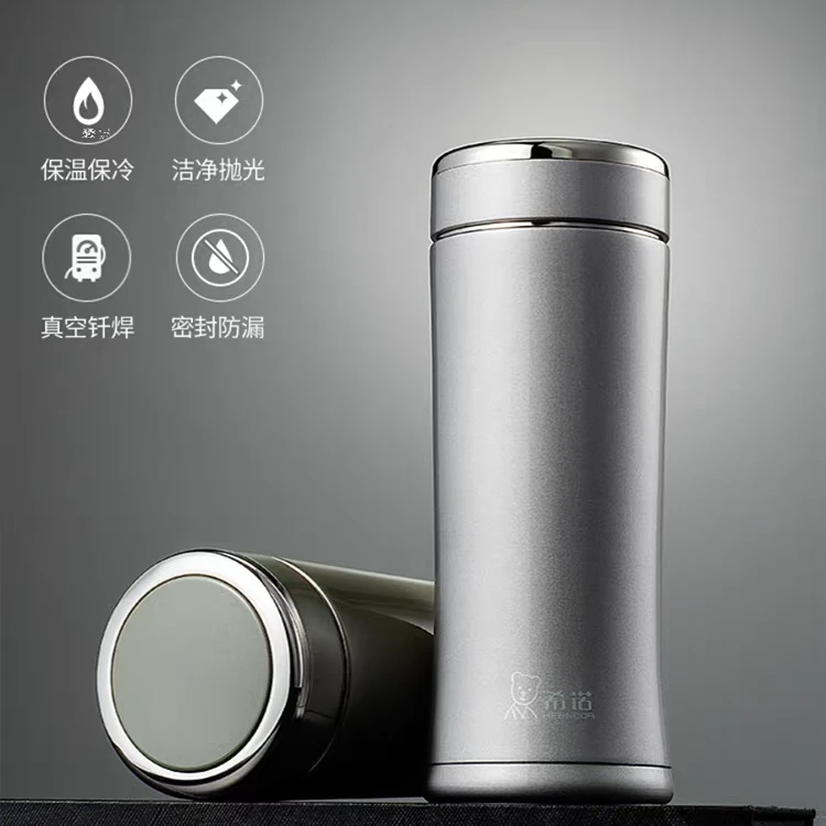 2025新款希诺保温杯不锈钢真空男女士杯子便携商务泡茶水杯XN3001