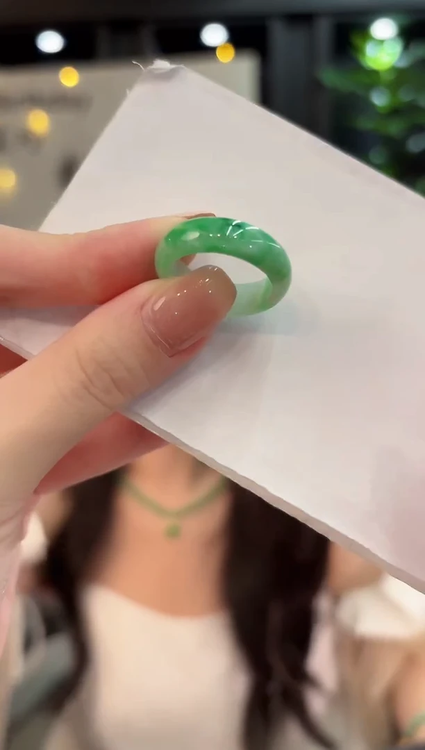 吊坠(不含链)未镶嵌翡翠2戒圈 缅甸A货/多样性发货/一件