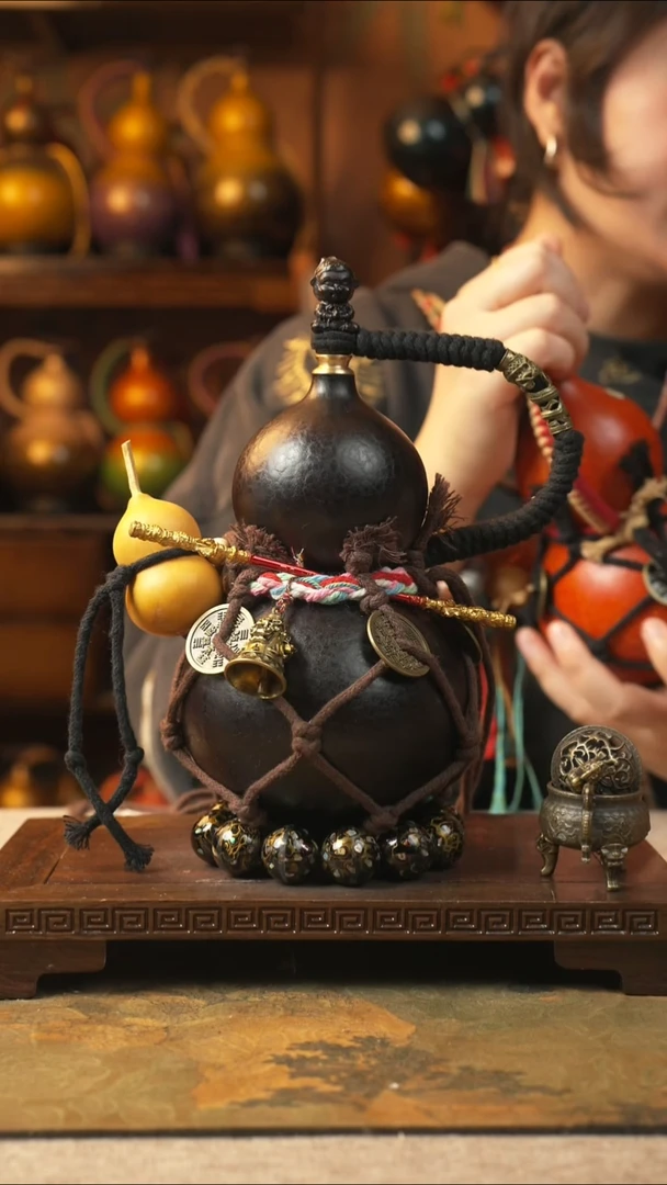 232大漆一物一拍记葫堂出品【不带手串】