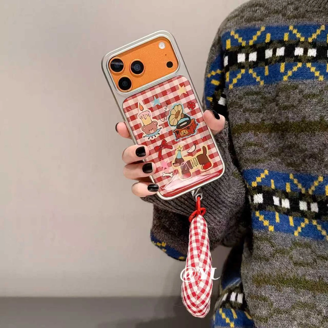 壳师兄小熊留声机适用苹果17手机壳13/14Pro卡通iPhone16/INS风17