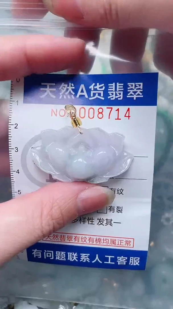 翡翠未镶嵌吊坠(赠链)1