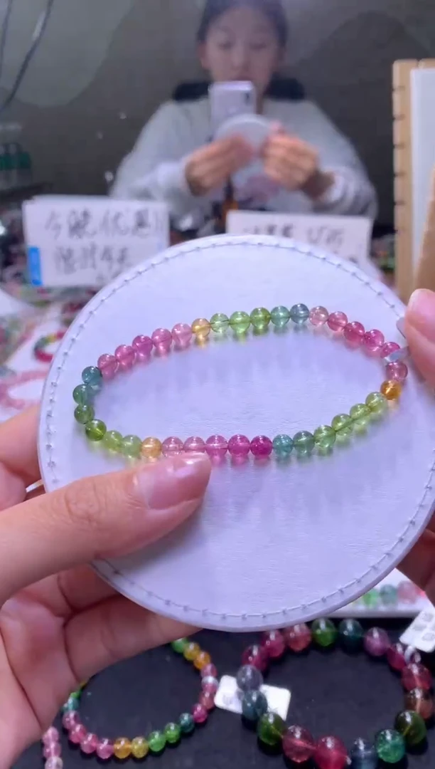 未镶嵌手串碧玺A42【天然碧玺】