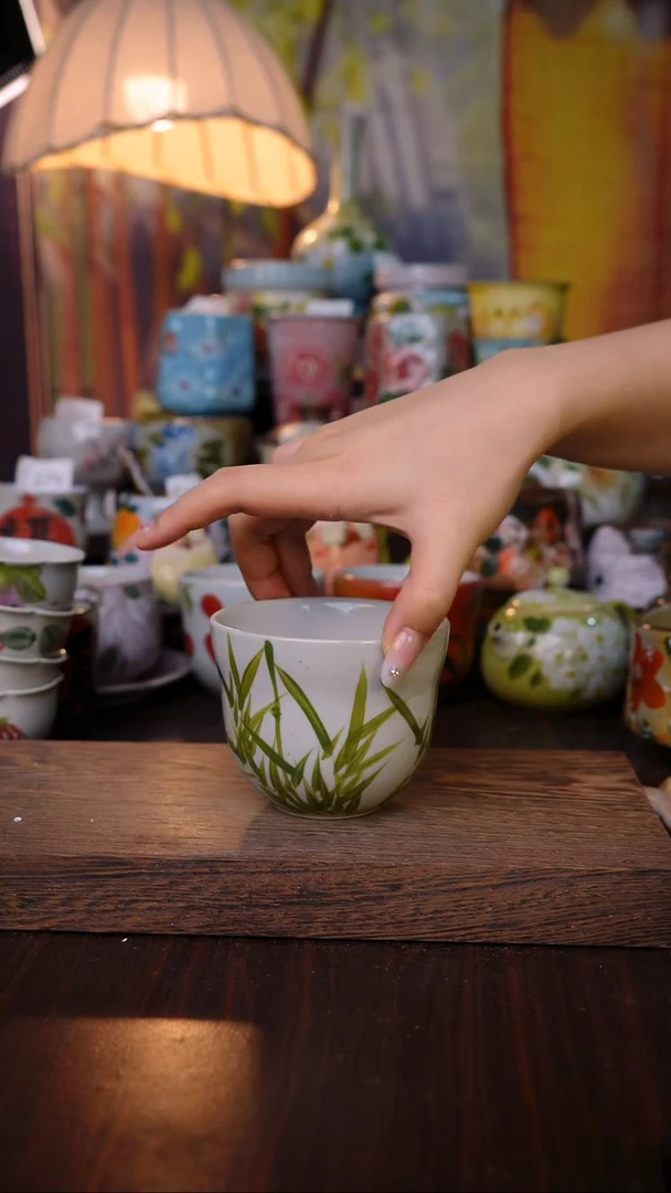 杯子泥垚手作 景德镇手工手绘陶瓷器物