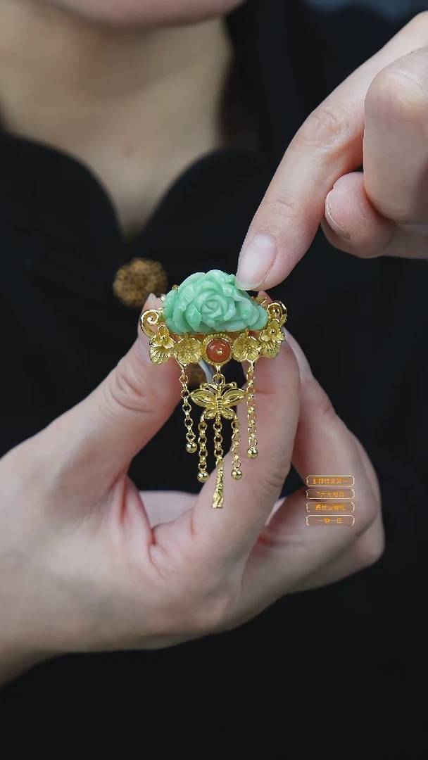 银S925镶嵌戒指翡翠36