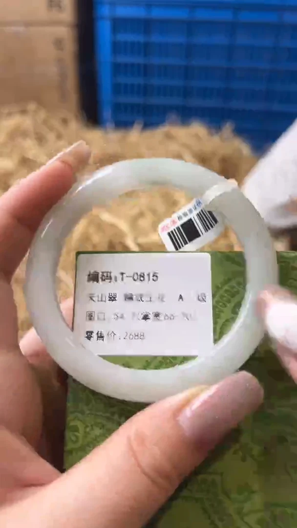 未镶嵌手镯石英质玉T-0815