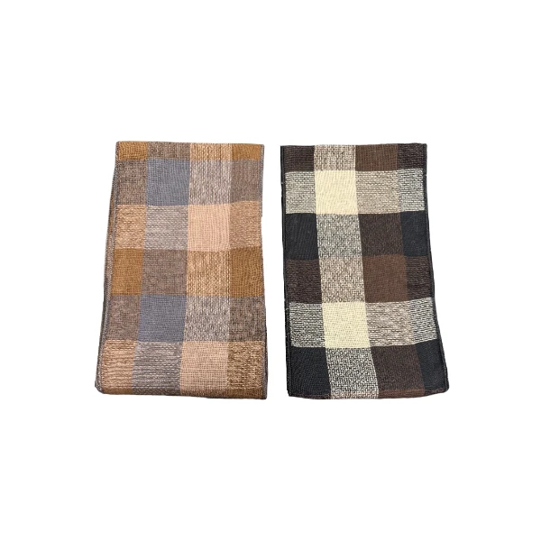 小满服饰-新品春款格子小丝巾