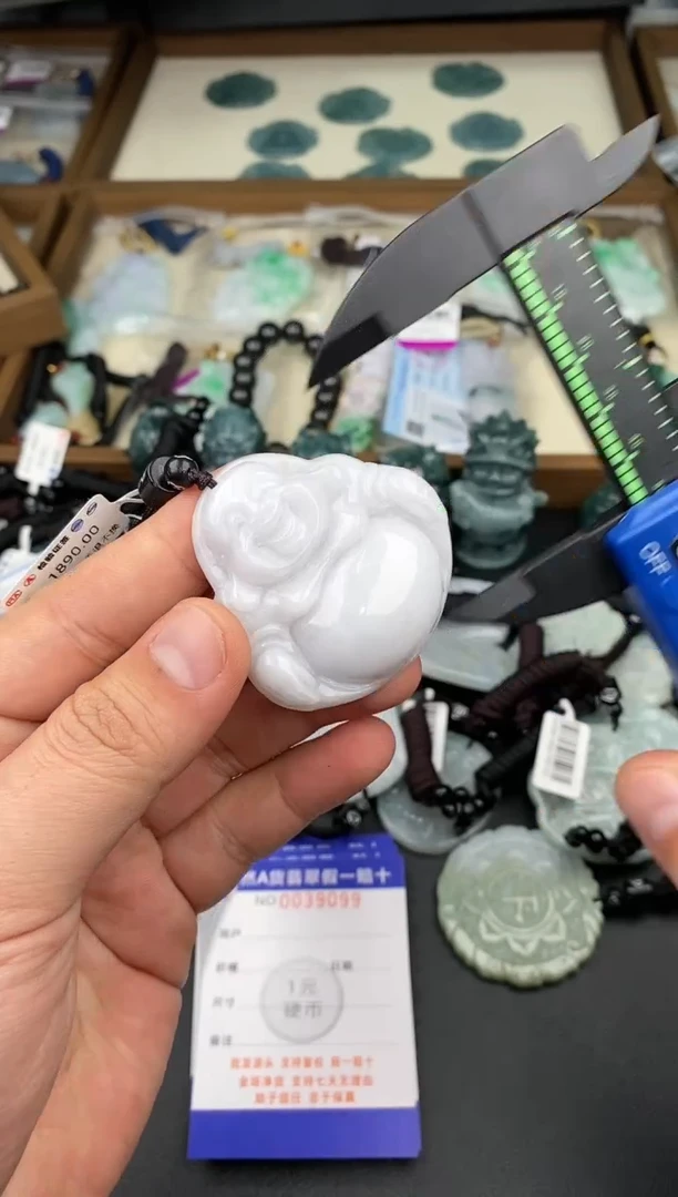 【闪购商品】翡翠颈饰未镶嵌  天然翡翠，一物一图