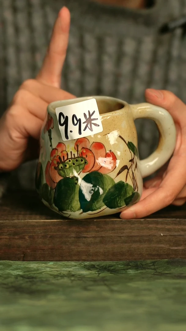 釉下彩手工手绘瓷器青诗集手工手绘瓷器