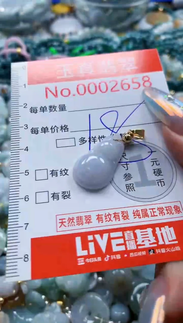 吊坠(不含链)未镶嵌翡翠2658