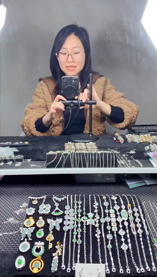 【闪购商品】翡翠戒指银S925镶嵌456374