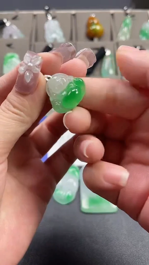 颈饰未镶嵌翡翠  所见即所得 一图一物